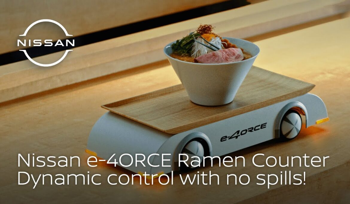 Ramen Delivery Perfected with Nissan’s e-4ORCE Technology