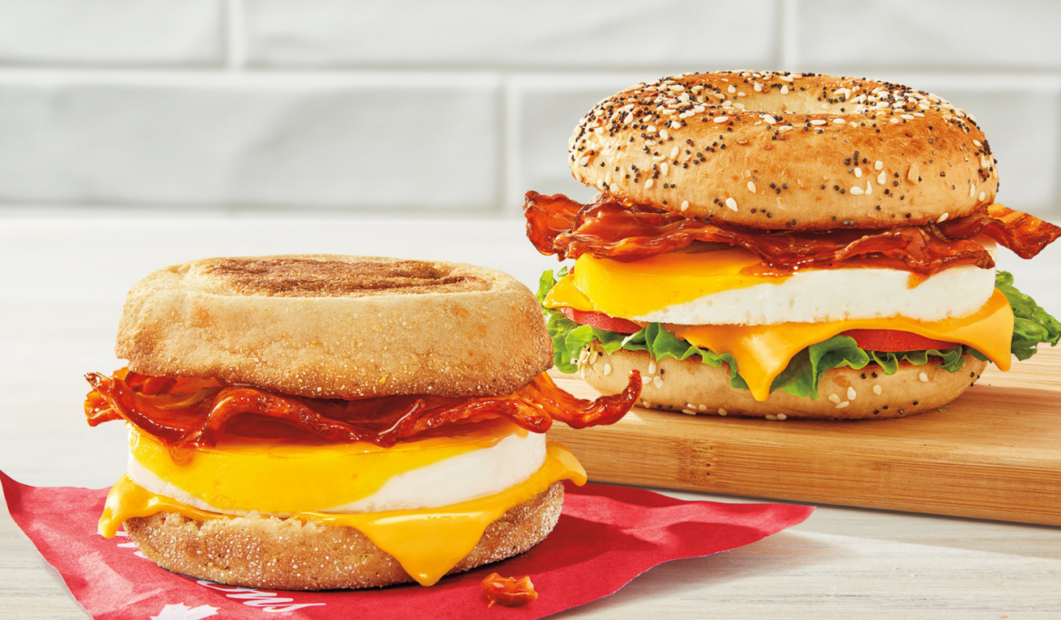 Maple Bacon Breakfast Sandwiches are Now at Tim Hortons