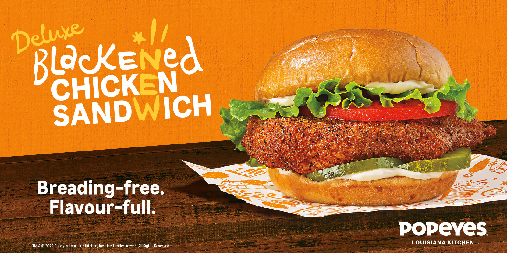 Popeyes Releases New Blackened Chicken Sandwich