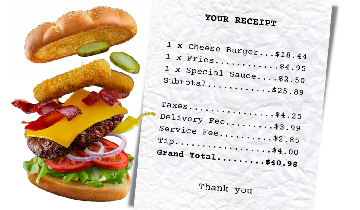 What Are All Those Fees? The Case Of The $40 Delivery Burger
