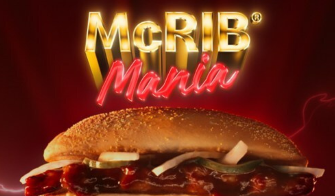The Iconic McRib is Back on McDonald’s Menus in Canada