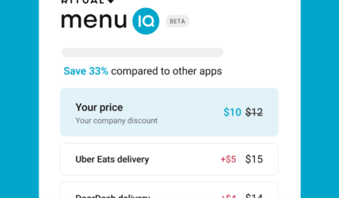 Ritual’s new MenuIQ Feature Empowers Customers to Easily Spot Markups