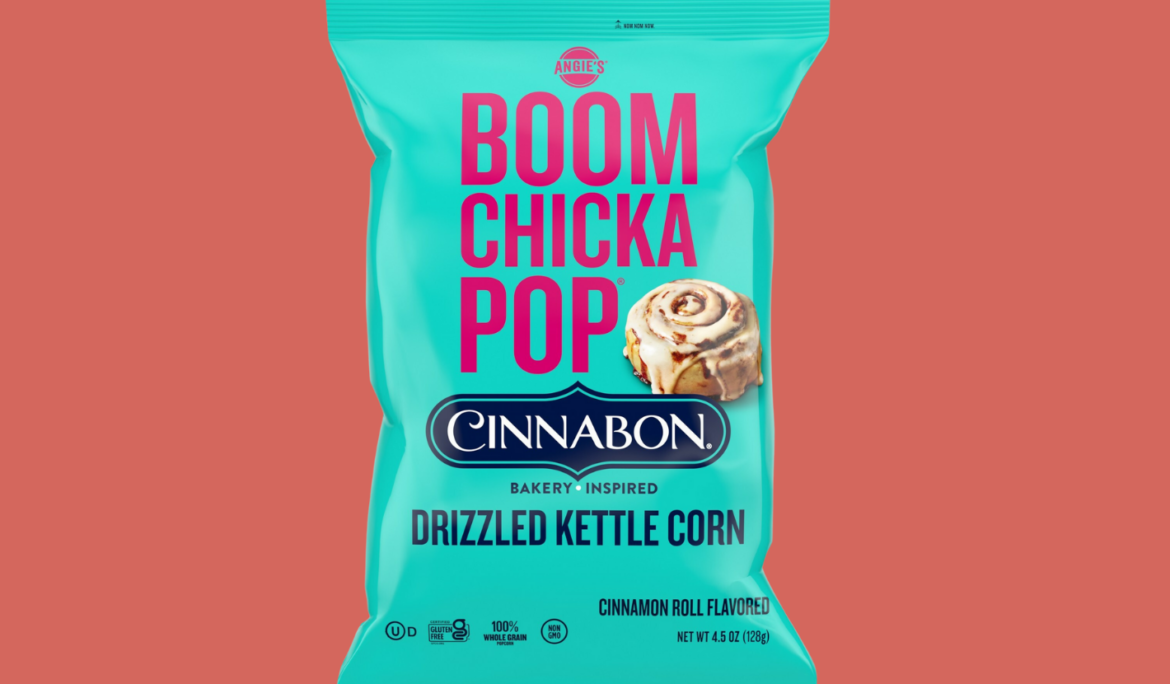 Angie’s® BOOMCHICKAPOP® Introduces New Cinnabon® Drizzled Kettle Corn
