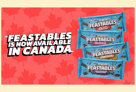 Feastables by Mr. Beast Chocolate Bars Now Available in Canada